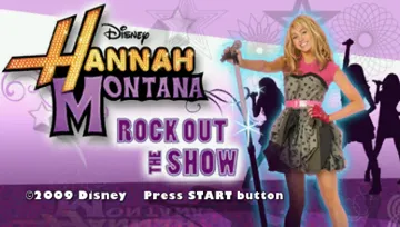 Hannah Montana - Rock Out the Show (EU) screen shot title